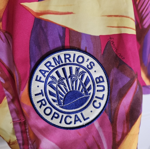 Farm Rio X Adidas Birds of Paradise Bold Pink Jacket And Shorts Set Size S - Picture 3 of 11